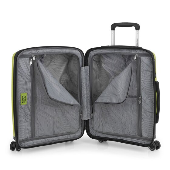 Gabol Shinyuu 4 ruote Set di valigie 3 pezzi con piega di espansione