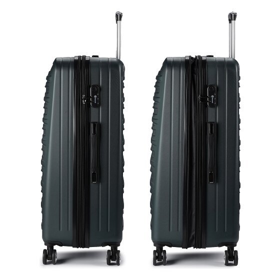 Benzi 5493 4 ruote Set di valigie 3 pezzi con piega di espansione