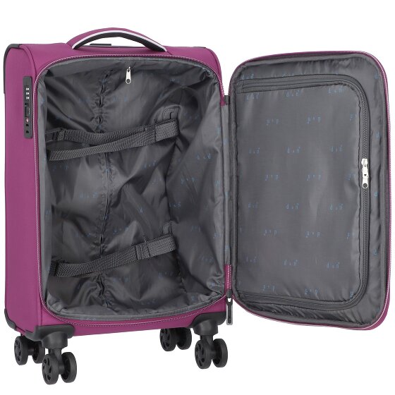 d&n Travel Line 9204 4 ruote Trolley cabina 55 cm