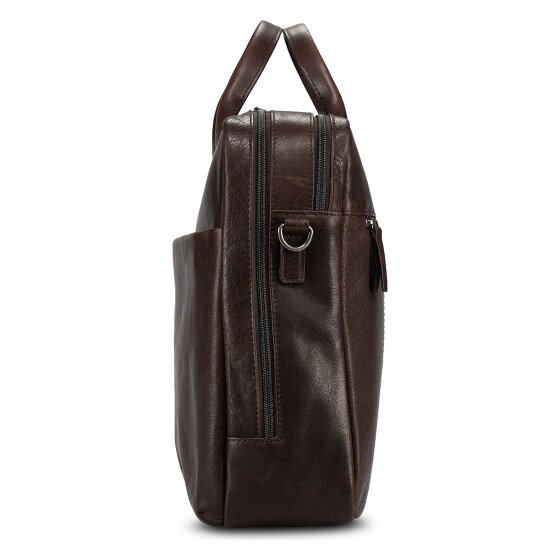 Jost Glasgow Valigetta Vera Pelle 40 cm Vano porta PC