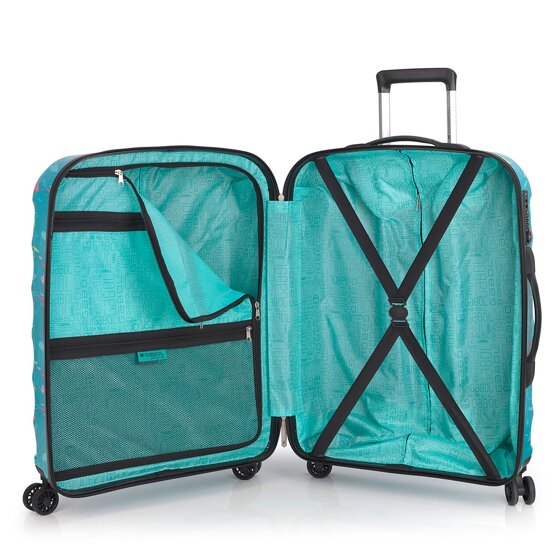 Gabol Acqua 4 ruote Carrello M 66 cm