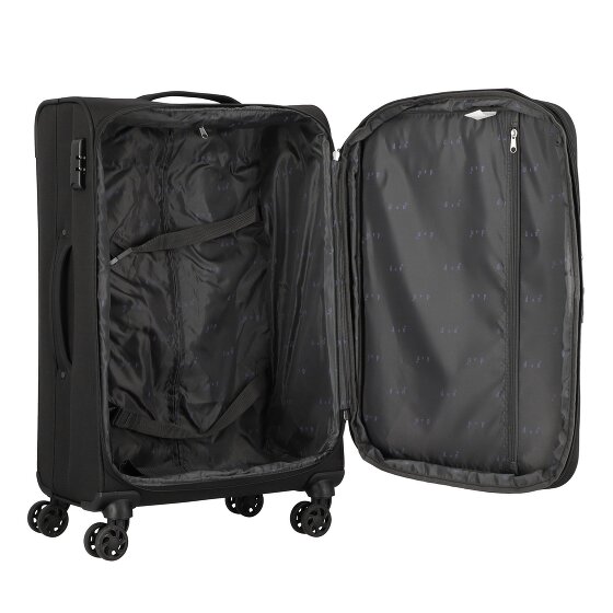 d&n Travel Line 6864 Valigia 4 ruote 66 cm Travel Line 6864 Carrello a 4 ruote da 66 cm