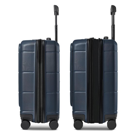 Police London 4 ruote Trolley cabina 55 cm Vano porta PC espandibile