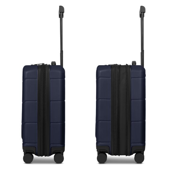 Police London 4 ruote Carrello della cabina 55 cm Scomparto per laptop con piega di espansione