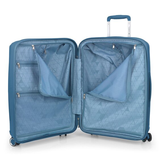 Gabol Queens 4 ruote Carrello M 64.5 cm con piega di espansione