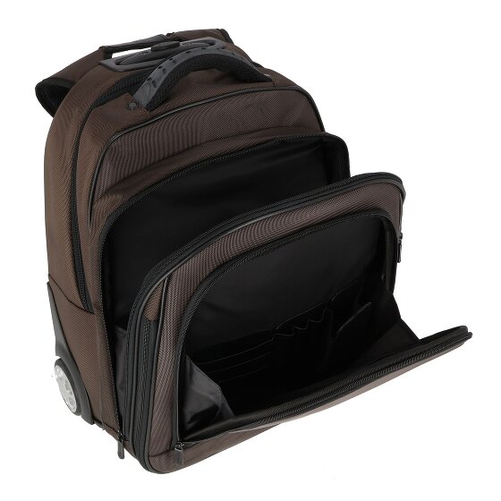 Dermata 2 ruote Zaino trolley 47.5 cm Scomparto per laptop