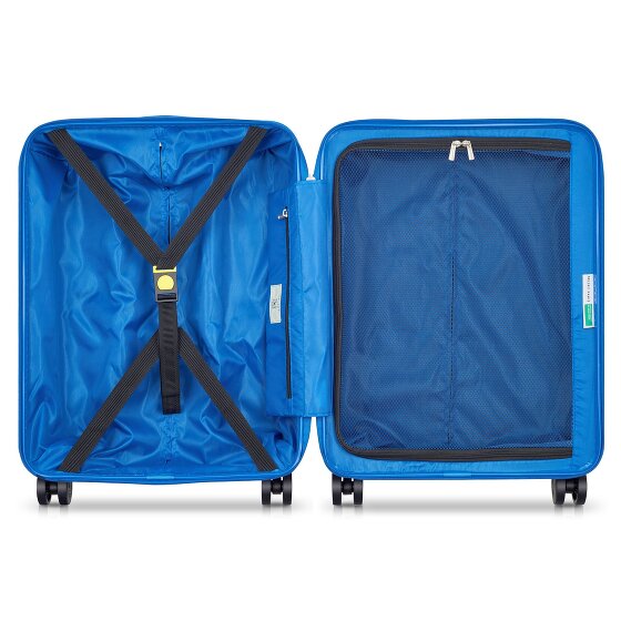 Delsey Paris x United Colors of Benetton Fabrica Carrello da cabina a 4 ruote 55 cm