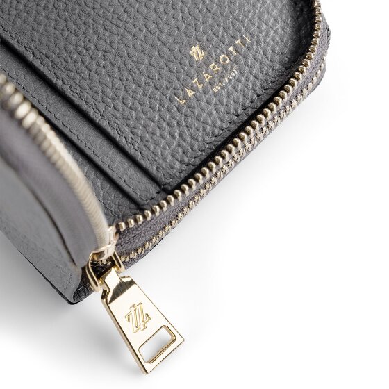 Lazarotti Bologna Leather XL Portafoglio con doppia zip in pelle RFID 20 cm