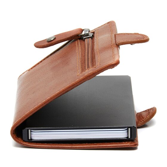 The Chesterfield Brand Baldwin Custodia per carta di credito Protezione RFID Vera Pelle 6.5 cm