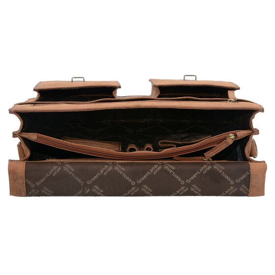 Greenland Nature Montenegro Cartella in pelle 40 cm