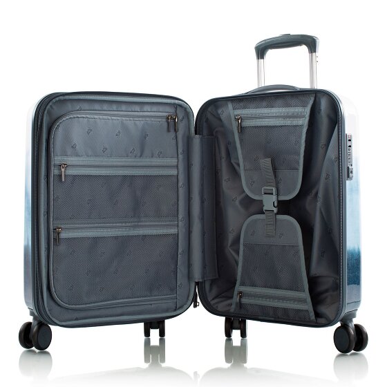 Heys Black Camo 4 ruote Carrello della cabina S 53 cm con piega di espansione