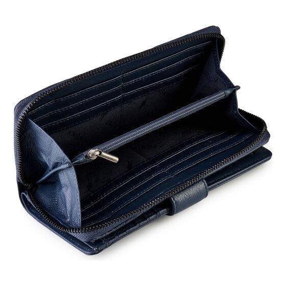 Jack Kinsky Livorno 1026 Portafoglio Protezione RFID Pelle 9.5 cm