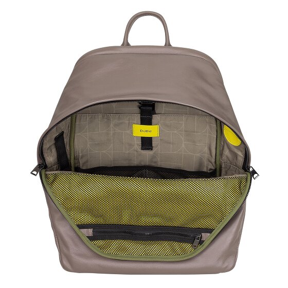 DuDu New York Zaino da giorno Vera Pelle 41 cm Vano porta PC