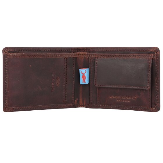 Jack Kinsky Monterey 104 Portafoglio Protezione RFID Pelle 10.5 cm