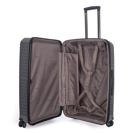 Stratic Bright+ 4 ruote Carrello L 76 cm con piega di espansione