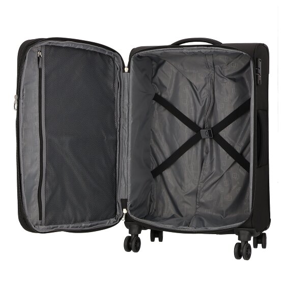 American Tourister Star Max 4 ruote Set di valigie 3 pezzi con piega di espansione
