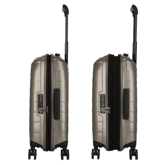 Samsonite Attrix 4 ruote Carrello della cabina 55 cm con piega di espansione