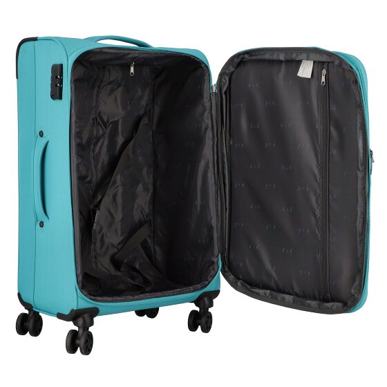 d&n Travel Line 6864 Valigia 4 ruote 66 cm Travel Line 6864 Carrello a 4 ruote da 66 cm