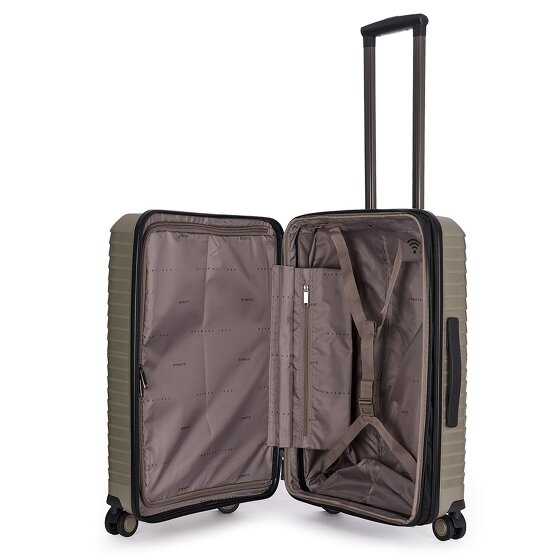 Stratic Bright+ 4 ruote Carrello M 66 cm con piega di espansione