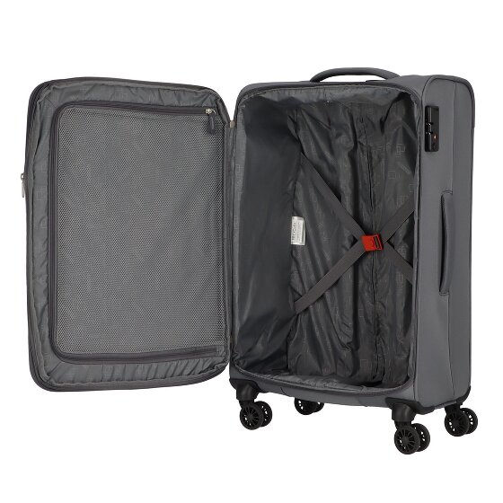 American Tourister Street Roll 4 ruote Set di valigie 3 pezzi con piega di espansione