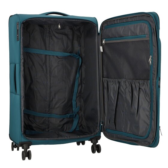 d&n Travel Line 9504 4 ruote Carrello L 76 cm con piega di espansione