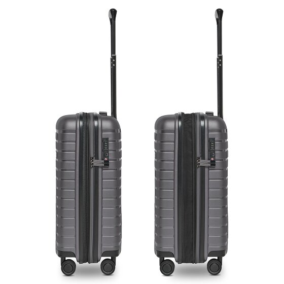 Pactastic Collection 04 THE CABIN + 4 ruote Carrello della cabina S 55 cm con piega di espansione