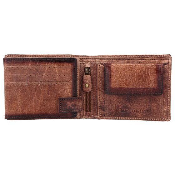 Greenland Nature Mascu & Line Portafoglio RFID in pelle 12 cm