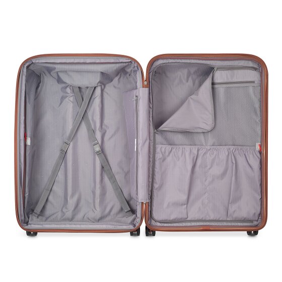 Delsey Paris Promenade Hard 2.0 4 ruote Set di valigie 3 pezzi con piega di espansione