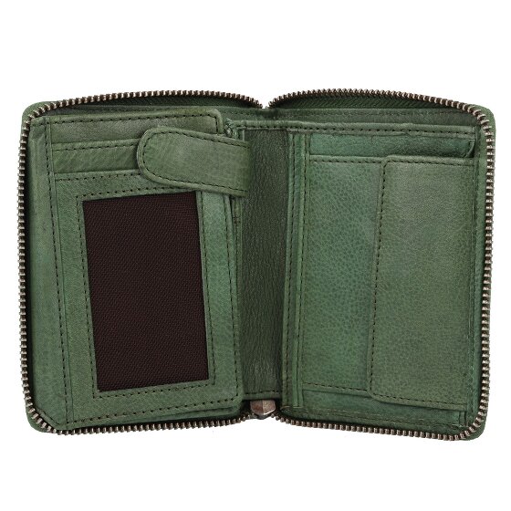 Greenburry Portafoglio in pelle lavata vintage 10 cm