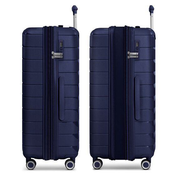 Franky London 4 ruote Carrello L 74 cm con piega di espansione Franky London 4 ruote Carrello L 74 cm con piega di espansione