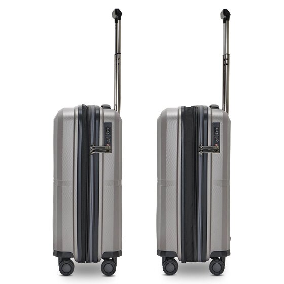 Pactastic Collection 01 4 ruote Carrello della cabina S 55 cm con piega di espansione