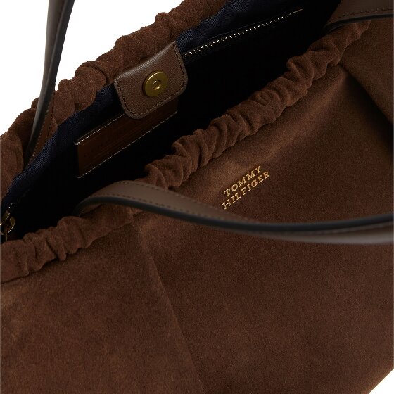 Tommy Hilfiger Soft Leather Borsa a sacco Vera Pelle 42 cm