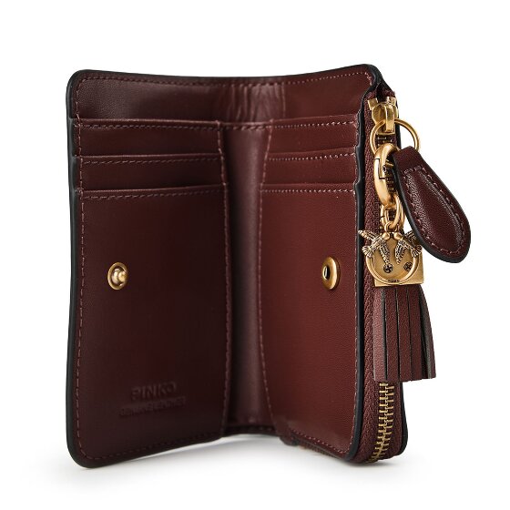 PINKO Love Wallet Portafoglio Vera Pelle 12 cm