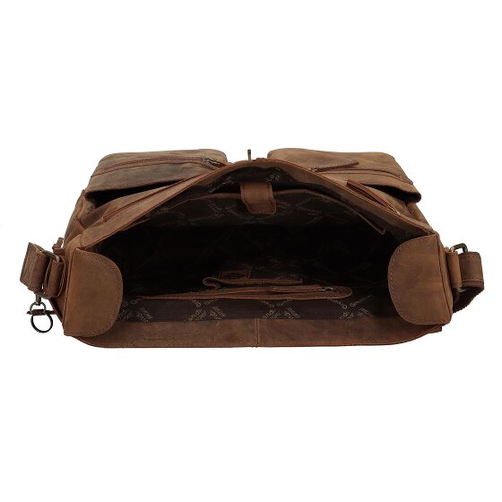 Greenland Nature Montenegro Cartella in pelle 37 cm