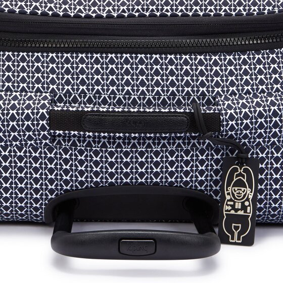 Kipling New Youri Spin M 4 ruote Carrello M 68 cm con piega di espansione