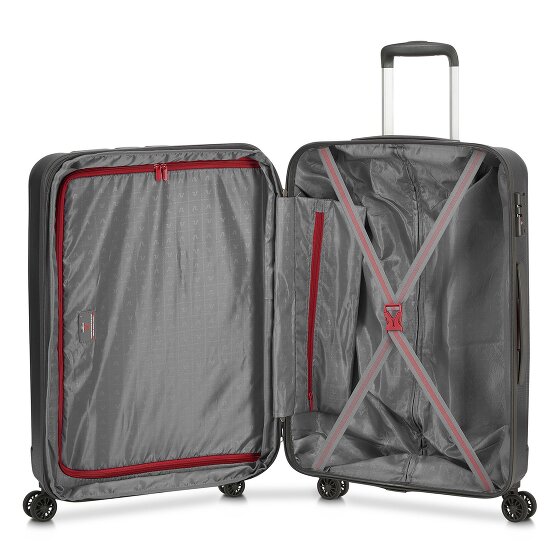 Roncato Kinetic 2.0 4 ruote Set di valigie 3 pezzi con piega di espansione
