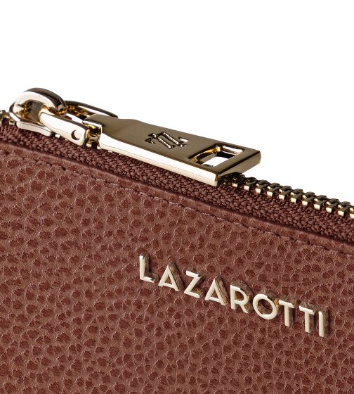 Lazarotti Portafoglio chiave in pelle di Bologna con protezione RFID, 11,5