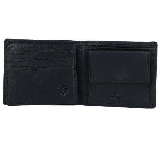 Spikes & Sparrow Portafoglio RFID in pelle 11 cm