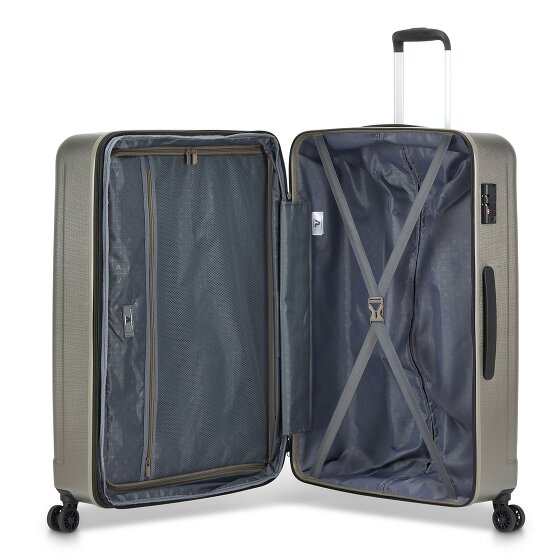 Roncato Kinetic 2.0 4 ruote Set di valigie 3 pezzi con piega di espansione