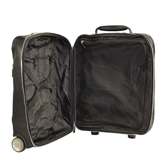 Piquadro Modus Trolley business a 2 ruote in pelle 52 cm Scomparto per laptop