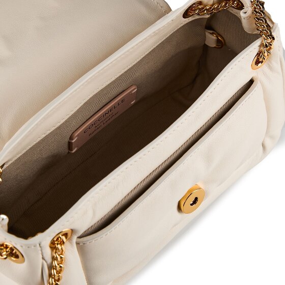 Coccinelle C-Me Fluffy Borsa a spalla Vera Pelle 21 cm