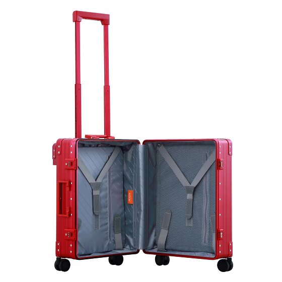 Aleon Traveler International Trolley cabina a 4 ruote in Alluminio, 55 cm