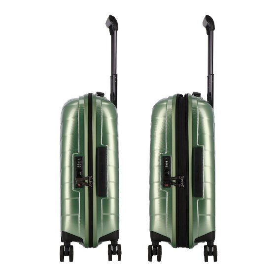 Samsonite Attrix 4 ruote Carrello della cabina 55 cm con piega di espansione