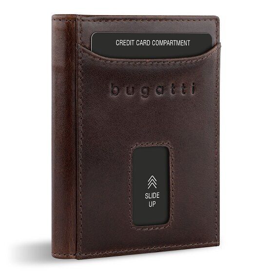 bugatti Secure Slim Portafoglio Protezione RFID Pelle 8 cm