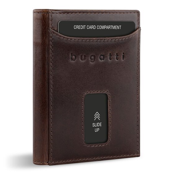 bugatti Secure Slim Portafoglio Protezione RFID Pelle 8 cm
