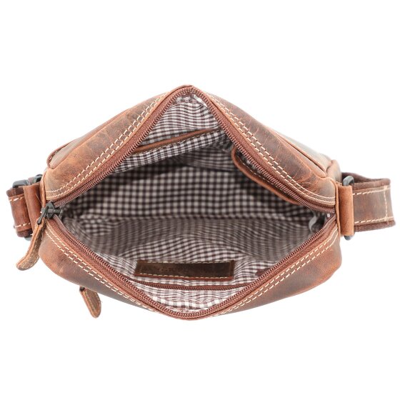 Jack Kinsky Baltimora 2 Borsa a tracolla in pelle 20 cm