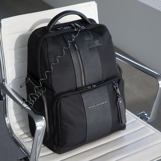 Piquadro Lettera Zaino RFID 42 cm Scomparto per laptop