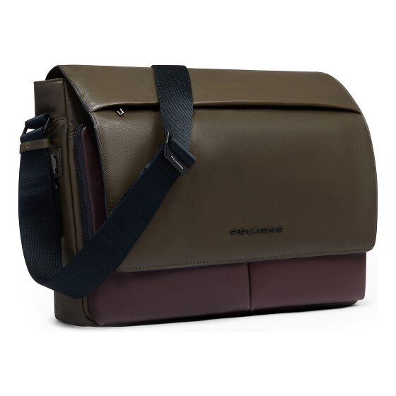 Piquadro Harper Cartella Messenger Pelle 37 cm Scomparto per laptop