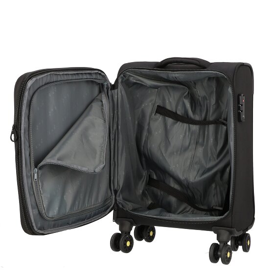 d&n Travel Line 9704 4 ruote Carrello della cabina S 55 cm con piega di espansione