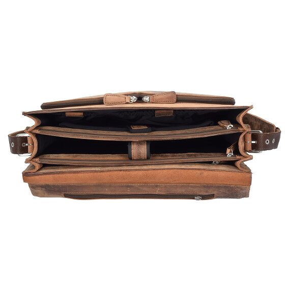 Plevier Retro Newton Valigetta Pelle 41 cm Scomparto per laptop